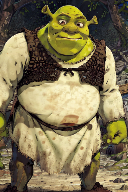 Anime-fied Shrek